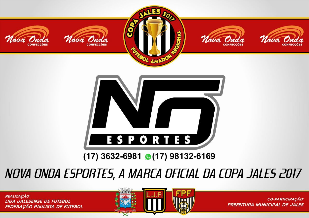 Banner com informações da Copa Jales 2017